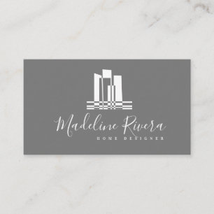 Verkauf geometrischer Zuhause-Designer Visitenkarte