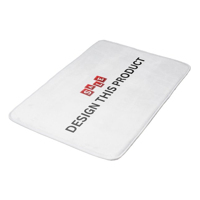 VERKAUF! Große Badematte - Custom (Schrägansicht)