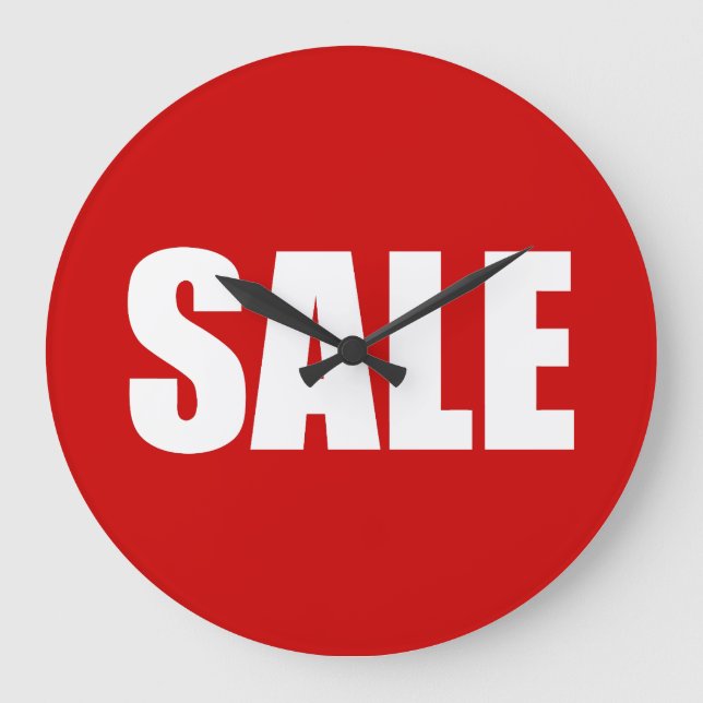 VERKAUF GROßE WANDUHR (Vorderseite)