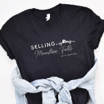 Verkauf Ihres City Heartbeat Real Anwesen Agent T-Shirt<br><div class="desc">Dieses lustige Design kann mit Ihrem Namen und Standort personalisiert werden.</div>