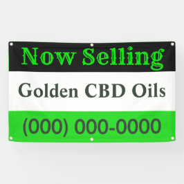 Verkauf im Außenbereich der CBD 5' Banner