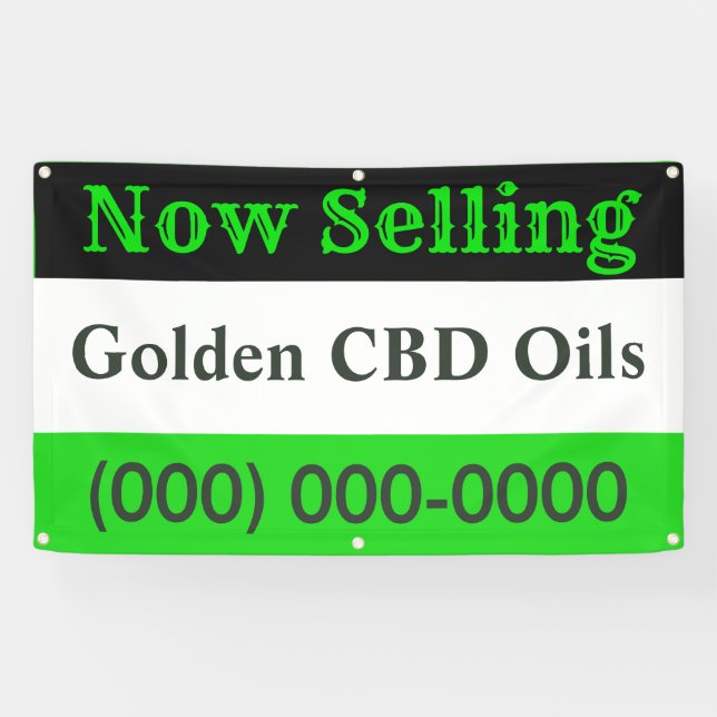 Verkauf im Außenbereich der CBD 5' Banner (Horizontal)
