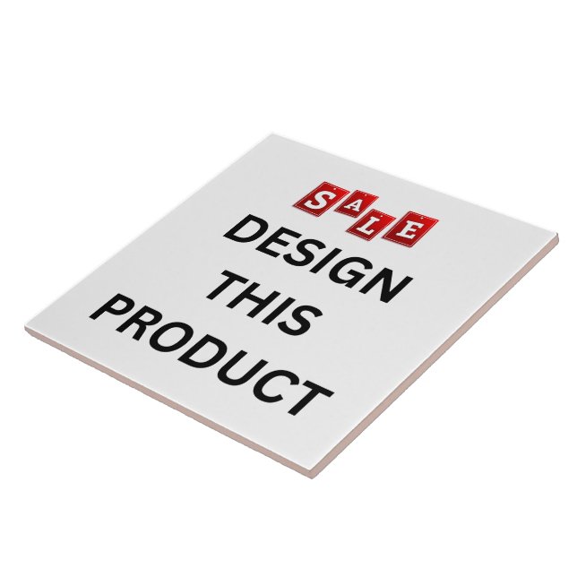 VERKAUF! Keramik - Groß (6" x 6") - Benutzerdefini Fliese (Seite)