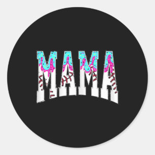 Verkauf Mama Coquette Bow Game Day Mama Mutter 7 Runder Aufkleber