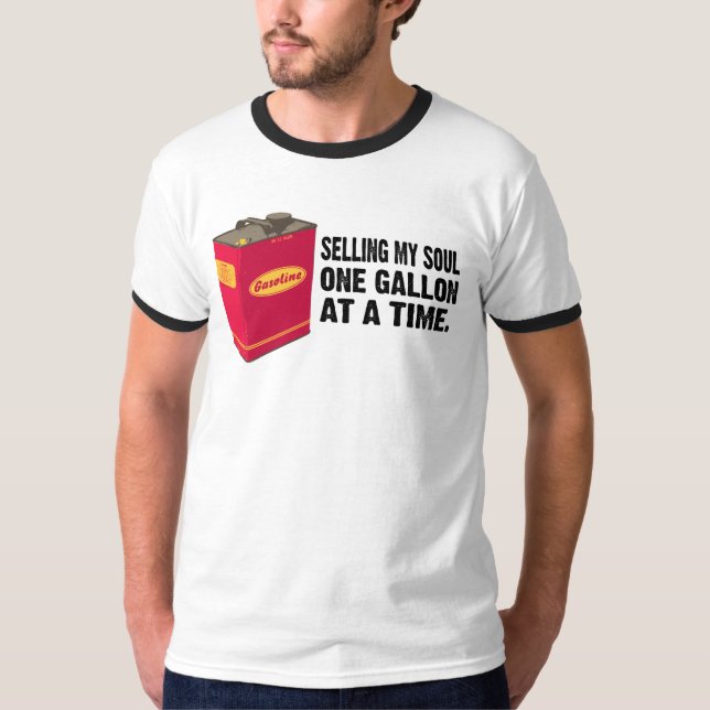 Verkauf mein Soul - schwarze Art T-Shirt (Vorderseite)