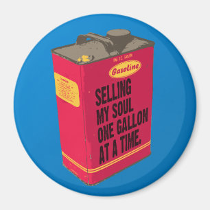 Verkauf meines Souls - Round Magnet