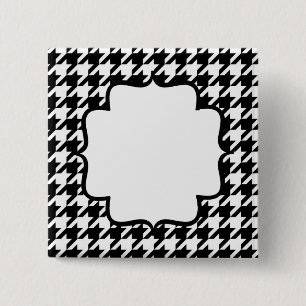 VERKAUF - NAME-UMBAU-HAHNENTRITTMUSTER-BUTTONE BUTTON