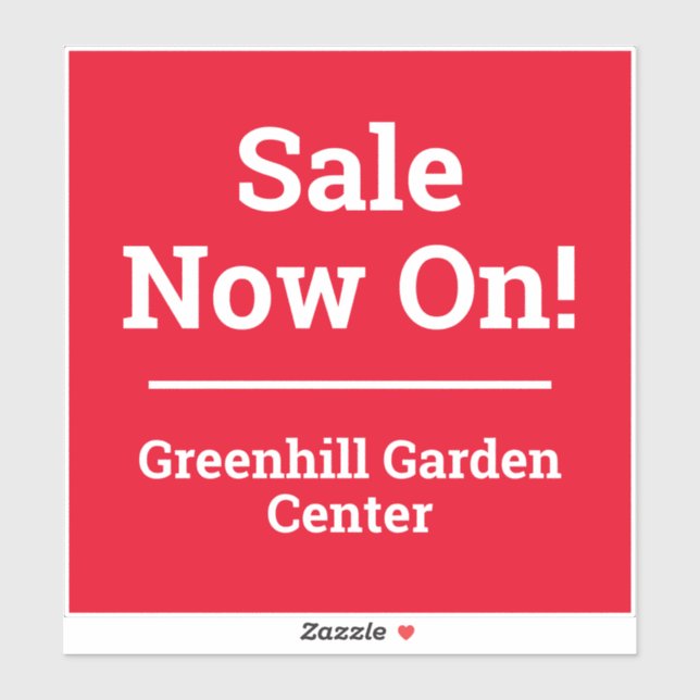 Verkauf oder Verkauf Aufkleber (Blatt)