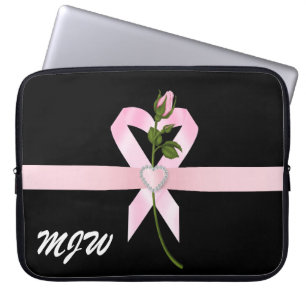 Verkauf! Rosa Schleife - SRF Laptopschutzhülle