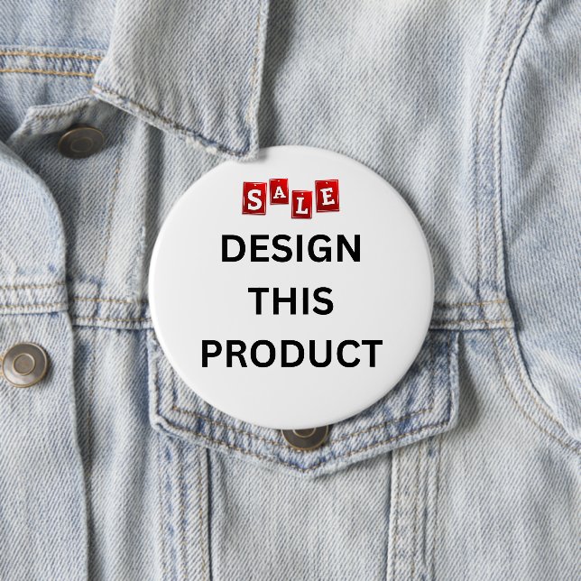 VERKAUF! Round-Button - Riesig, 14 Zoll - Benutzer Button (Beispiel)