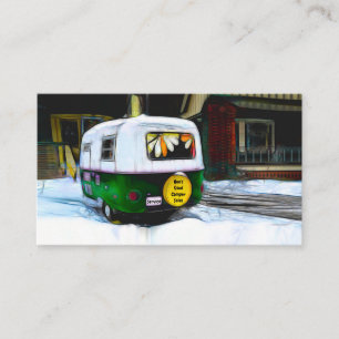 Verkauf und Service von Campern im Vintage-Reisean Visitenkarte