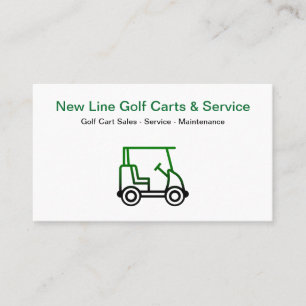 Verkauf und Service von Golfwagen Visitenkarte
