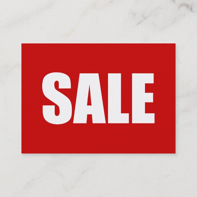 VERKAUF VISITENKARTE (Rückseite)