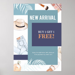 Verkauf von Aquarellfarben Poster