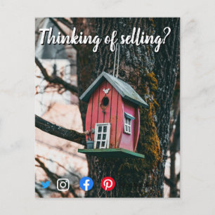 Verkauf von E-Mail-Real-Anwesen Marketing Vogelhau Flyer