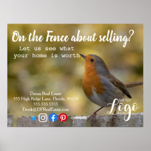 Verkauf von E-Mail-Verweisung Real Anwesen Marketi Poster