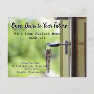 Verkauf von E-Mail-Verweisung Real Anwesen Marketi Postkarte