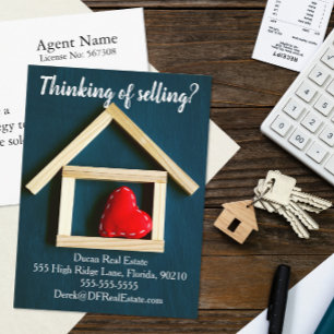 Verkauf von E-Mail-Verweisung Real Anwesen Marketi Postkarte