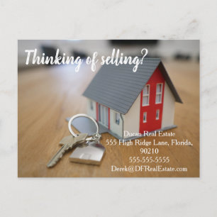 Verkauf von E-Mail-Verweisung Real Anwesen Marketi Postkarte