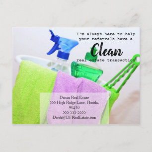Verkauf von E-Mail-Verweisung Real Anwesen Marketi Postkarte