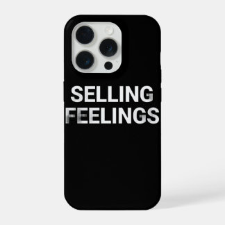 Verkauf von Gefühlen Minimal-Handyhülle Dark Humor iPhone 15 Pro Hülle