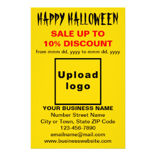 Verkauf von Halloween-Unternehmen auf dem Gelben F Fotodruck