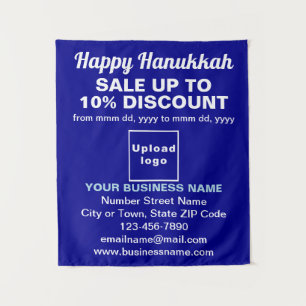 Verkauf von Hanukkah an Blue Tapestes Wandteppich