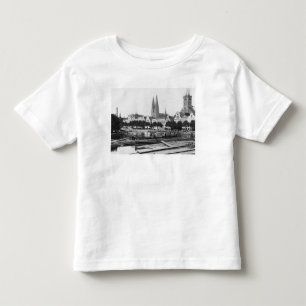 Verkauf von Holz an der Trave, Lubeck, c.1910 Kleinkind T-shirt