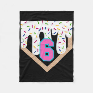 Verkauf von Tropfen 6th Birthday Zuhause Plate Boy Fleecedecke