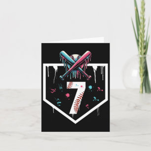 Verkauf von Tropfen 7. Geburtstag Zuhause Plate Bo Karte