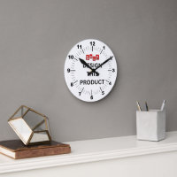 VERKAUF! Wall-Uhr, 8" runder Akrylus