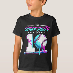Verkaufe 10 Jahre alte Geburtstags-Doppelziffern 1 T-Shirt