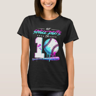 Verkaufe 10 Jahre alte Geburtstags-Doppelziffern 1 T-Shirt