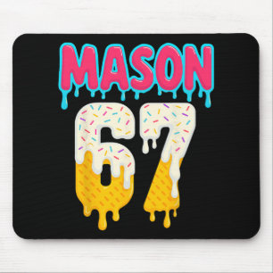 Verkaufe 6 7 Eis Drip Nummer 67 Lustig Sechs Siebe Mousepad