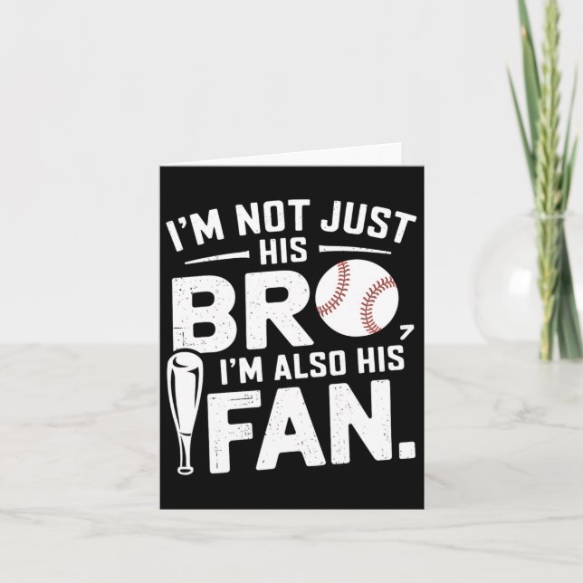 Verkaufe Bruder, ich bin nicht nur sein Bro Ich bi Karte (Vorderseite)