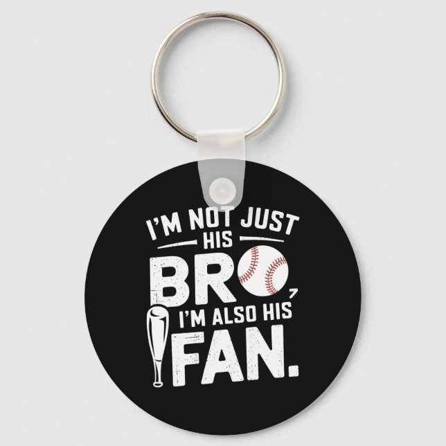 Verkaufe Bruder, ich bin nicht nur sein Bro Ich bi Schlüsselanhänger (Vorderseite)