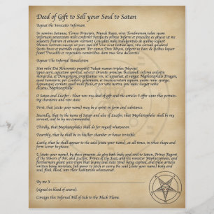 Verkaufe dein Soul an Satan! Flyer