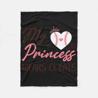 Verkaufe Mama Papa Meine Prinzessin trägt Stollen  Fleecedecke