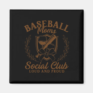 Verkaufe Moms Mama Social Club Spieltag Muttertag Magnet