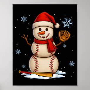 Verkaufe Schneemann Frohe Weihnachten Feiertag Spo Poster