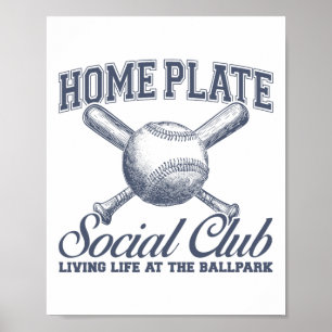 Verkaufe Softll Mom Matching Home Plate Social Clu Poster