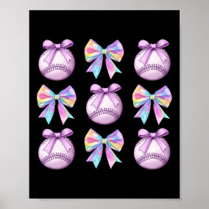 Verkaufen Coquette Bögen Cute Lila Trendige Sport Poster