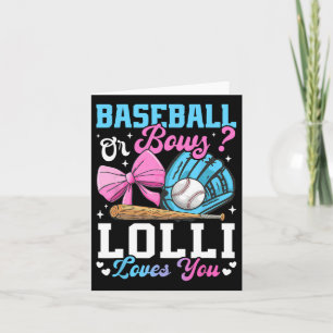 Verkaufen oder Bows Lolli Lieben Sie Funny Gender Karte