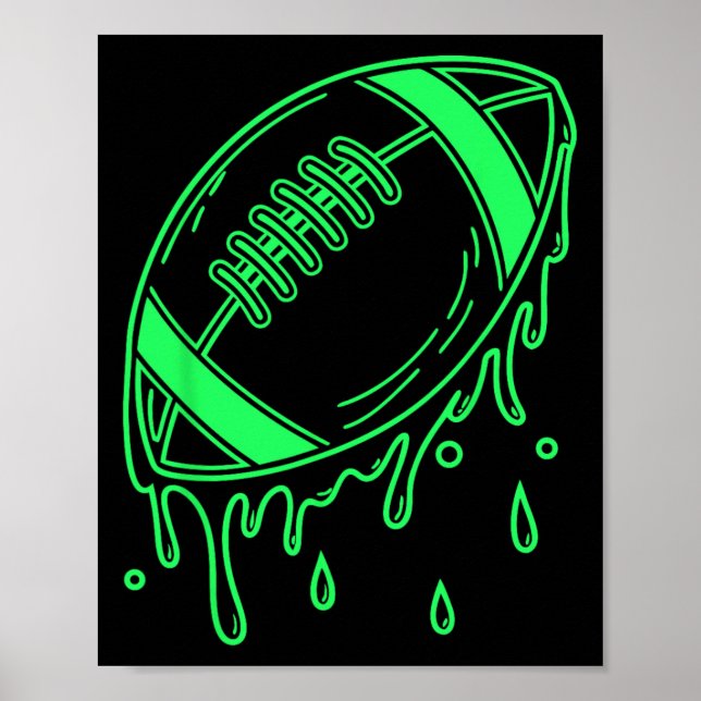Verkaufen Sie Drip Birthday Eiscreme Alien Softll  Poster (Vorne)