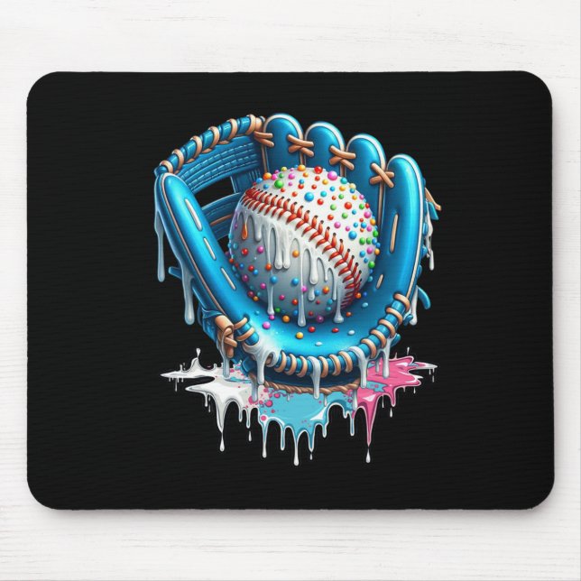 Verkaufen Sie Eis-Drip-Sprinkles-Softll-Handschuh  Mousepad (Vorne)