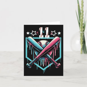 Verkaufen Sie Tropfen 11. Geburtstag Jungen Nummer Karte