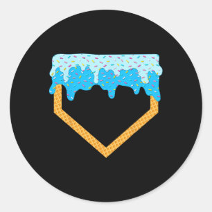 Verkaufen Sie Tropfen Boys Zuhause Plate Ice Creme Runder Aufkleber