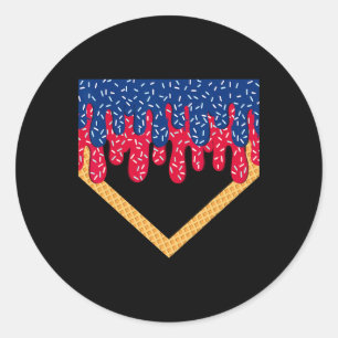 Verkaufen Sie Tropfen Boys Zuhause Plate Ice Creme Runder Aufkleber