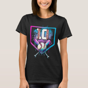 Verkaufen Tropfen 10. Geburtstag Zuhause Plate Jun T-Shirt