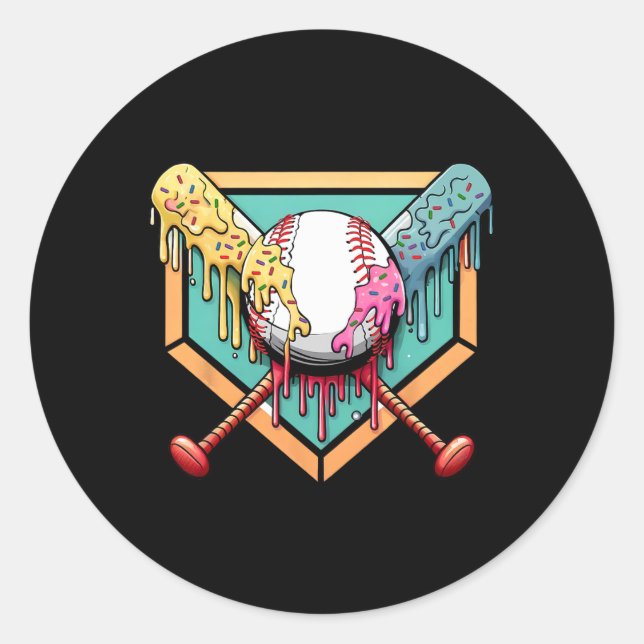 Verkaufen Tropfen Boys Zuhause Plate Jugendsport r Runder Aufkleber (Vorderseite)